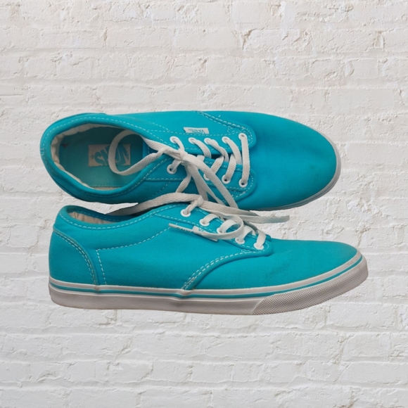 Vans Atwood Sneaker teal blue womens size 6.5 - Picture 3 of 6